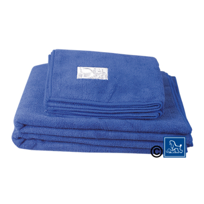 Trockentcher, 60 x 100 cm, Mikrofaser, blau, 2er Pack