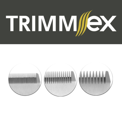 Trimm-EX, Unterwollentferner, breit, feine Zahnung