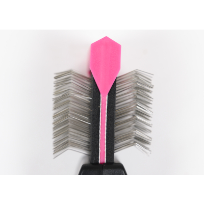 Show Tech flex groom slicker, single soft, pink