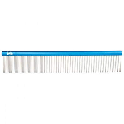 grotec ideal Entwirrungskamm, flacher Griff, 63 Zähne, 19 cm, blau