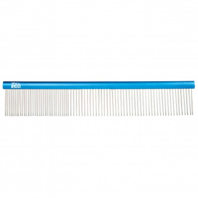 grotec ideal Entwirrungskamm, flacher Griff, 79 Zähne, 25 cm, blau